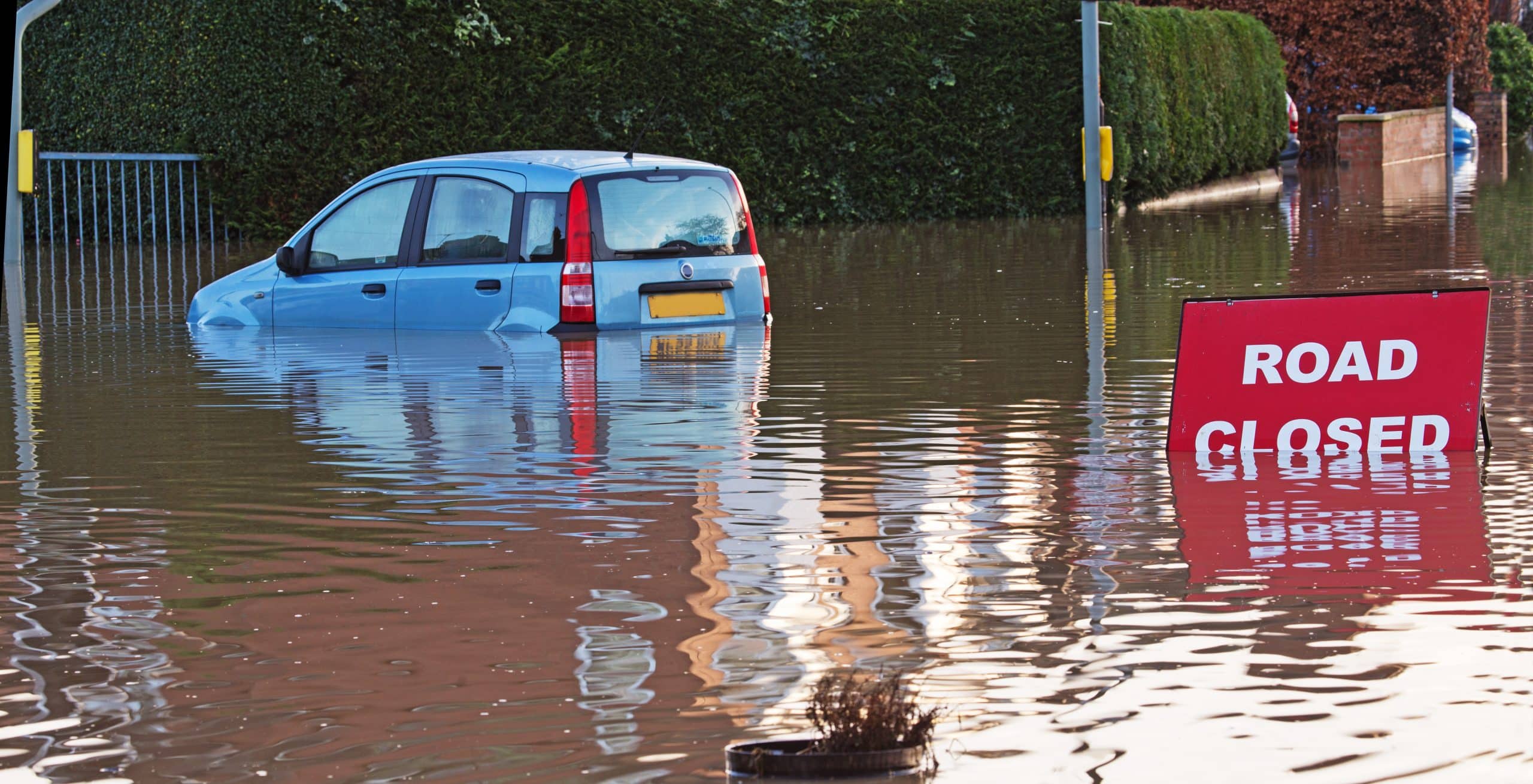 Flood Damaged Car