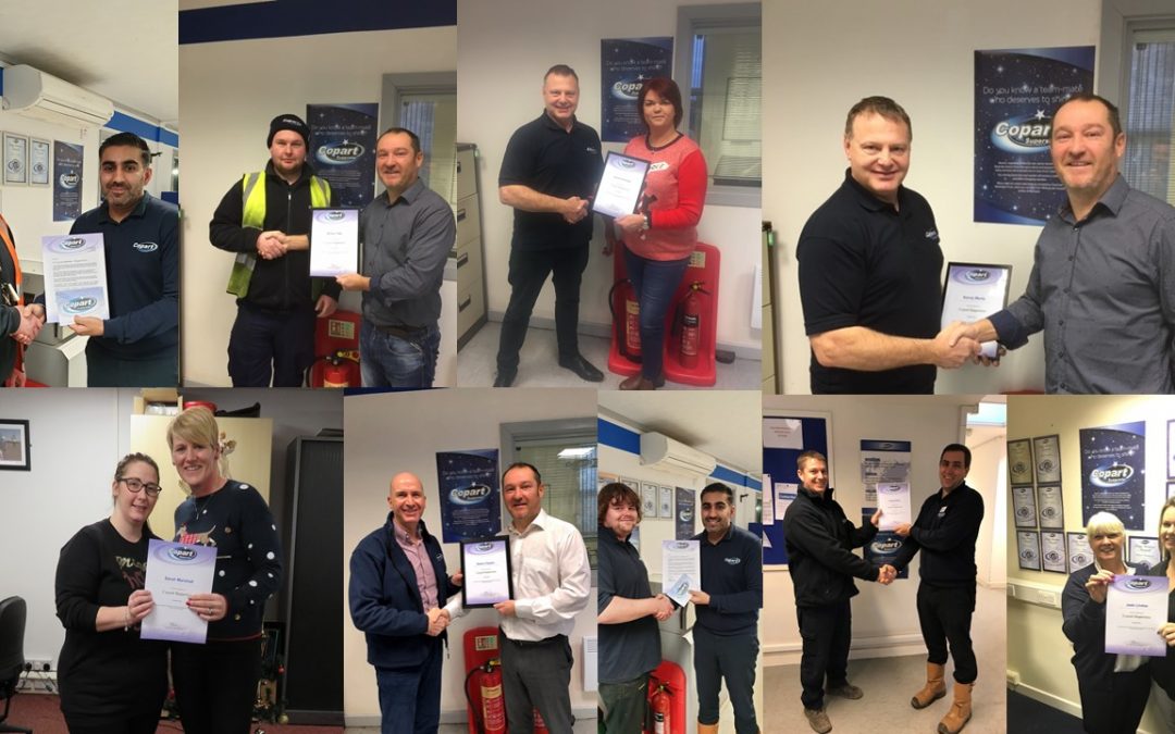 Copart Superstar Awards – Our Quarter 1 Winners