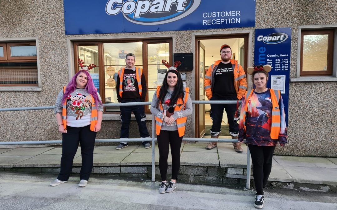 Copart puts on their Christmas Jumpers for Save the Children