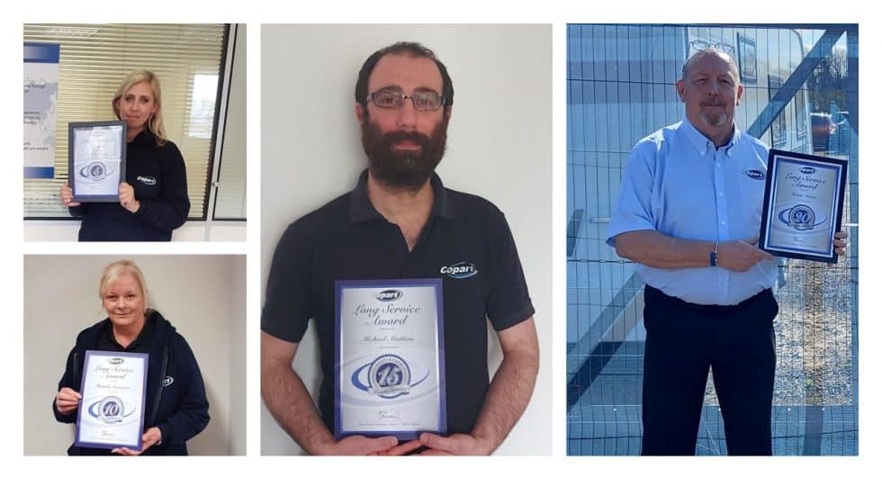 Copart Celebrates Long Service Awards 2021 Online Vehicle Auctions