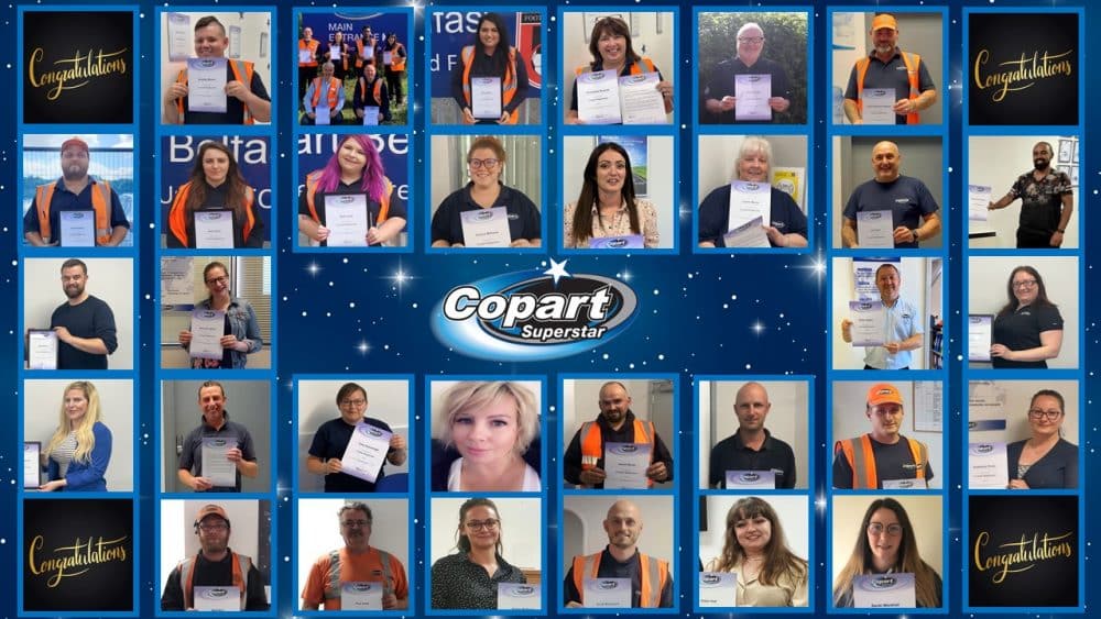 Our Copart Superstars for Quarter 3