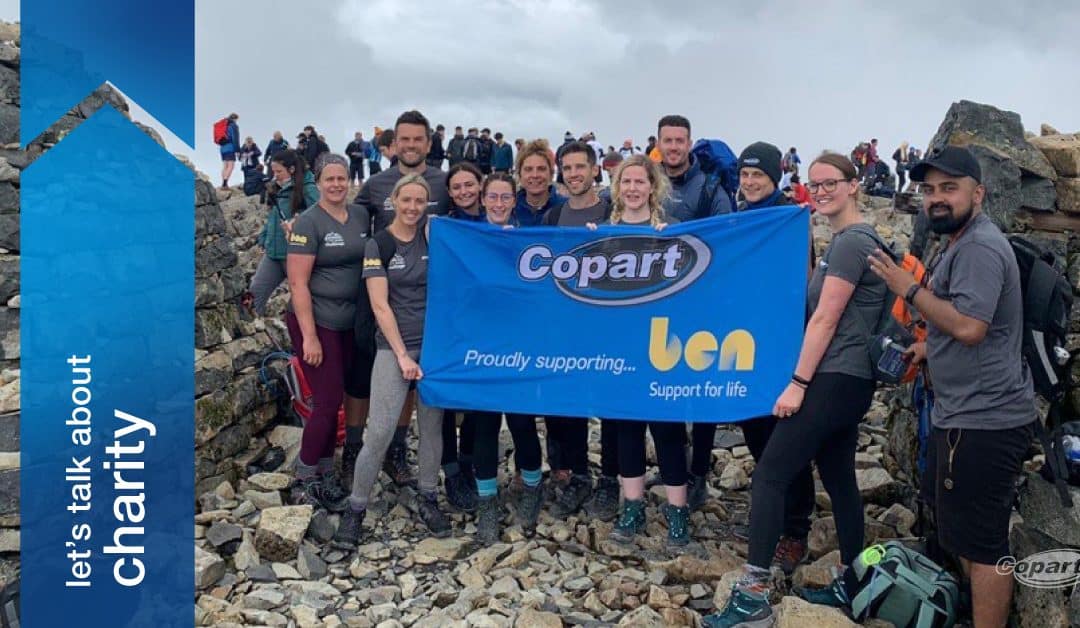 Copart’s 3 Peaks Challenge Raises £5k for Ben Automotive Charity