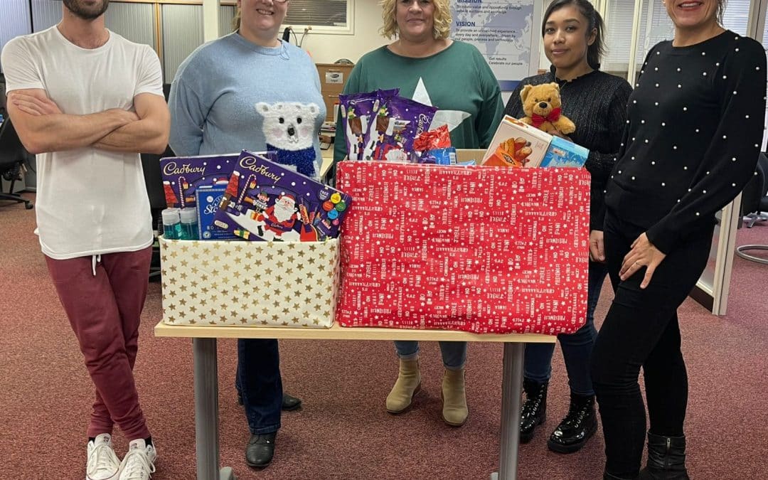 Copart Supports Bedford Christmas in a Box Appeal