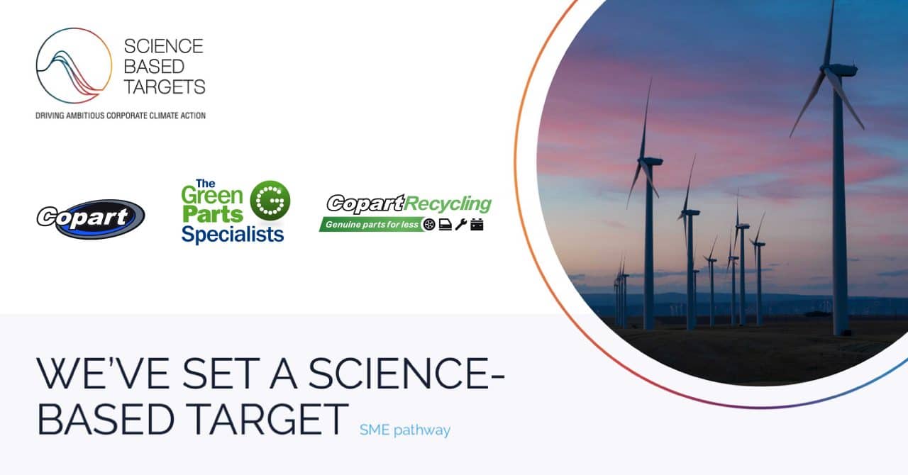 Copart Sets ScienceBased Sustainability Targets Online Vehicle