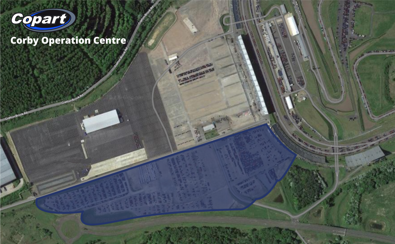 Copart announces new 33acre site in Northamptonshire Online Vehicle