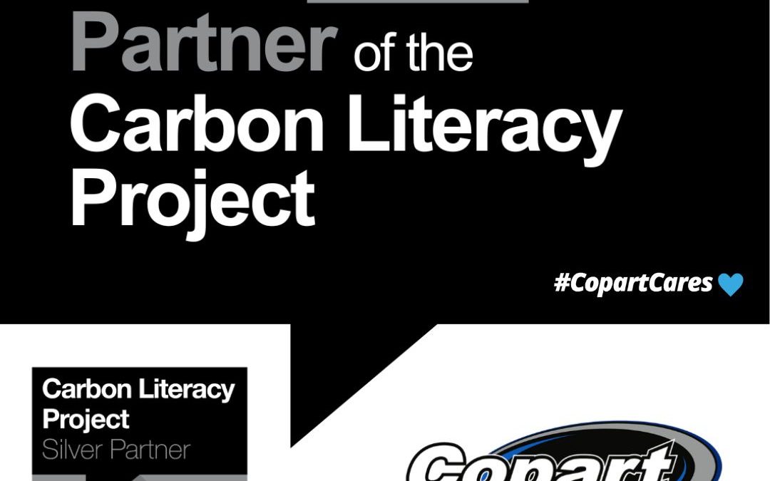 Copart UK becomes a Silver Partner of The Carbon Literacy Project