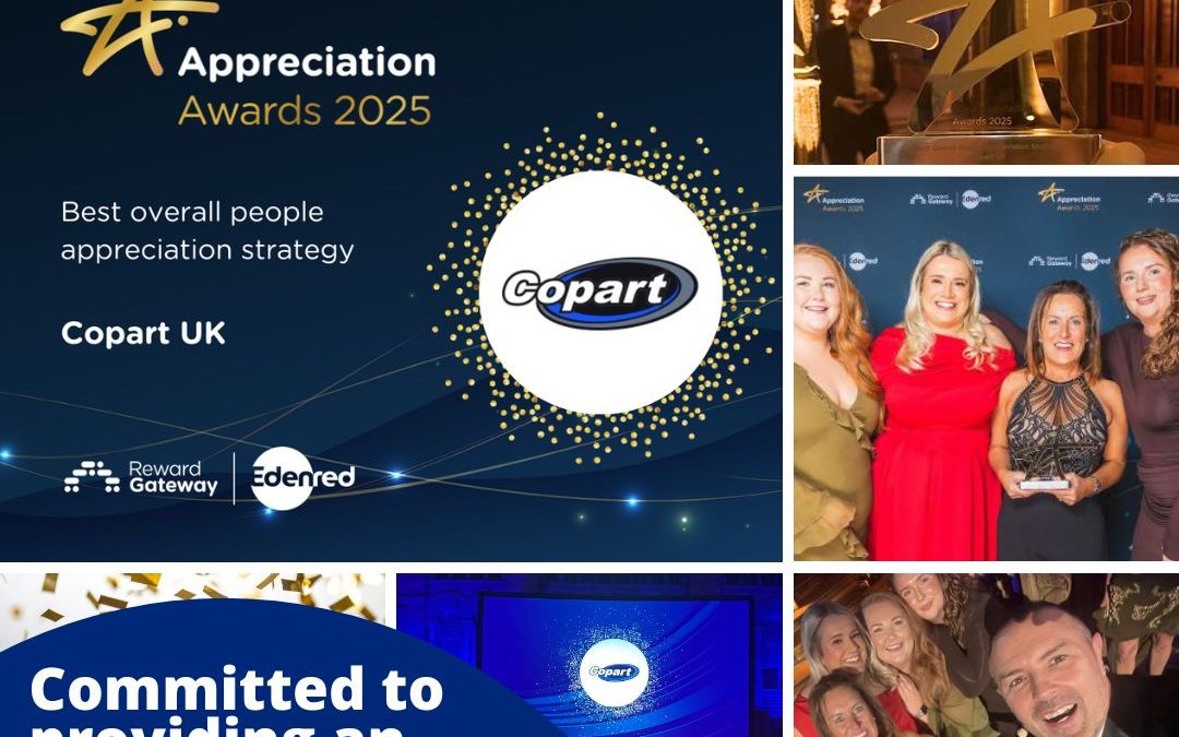 Copart Wins Gold Award for Best Overall People Appreciation Strategy