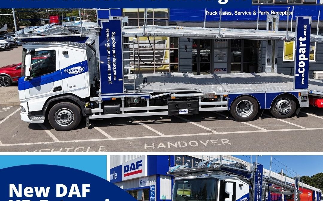 Copart UK Adds Industry-First DAF XD Estepe 7-Car Transporters to Fleet